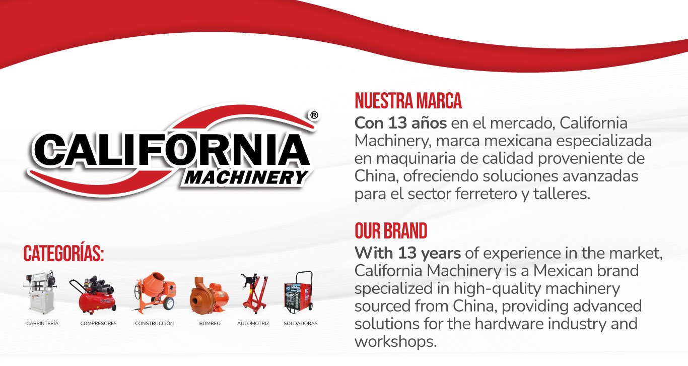 California Machinery Acerca de