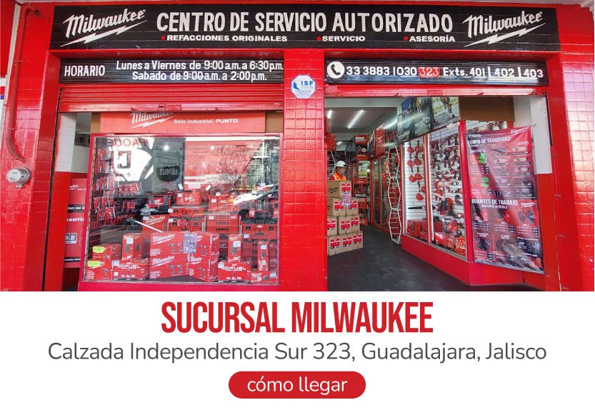 Tienda Milwaukee Gdl