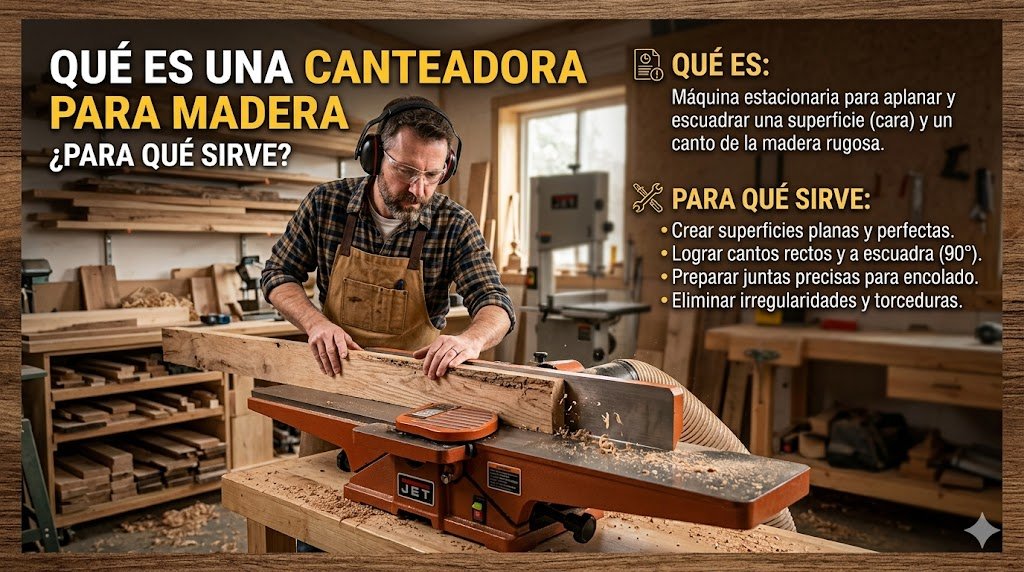 ¿Qué es una canteadora para madera y para qué sirve?